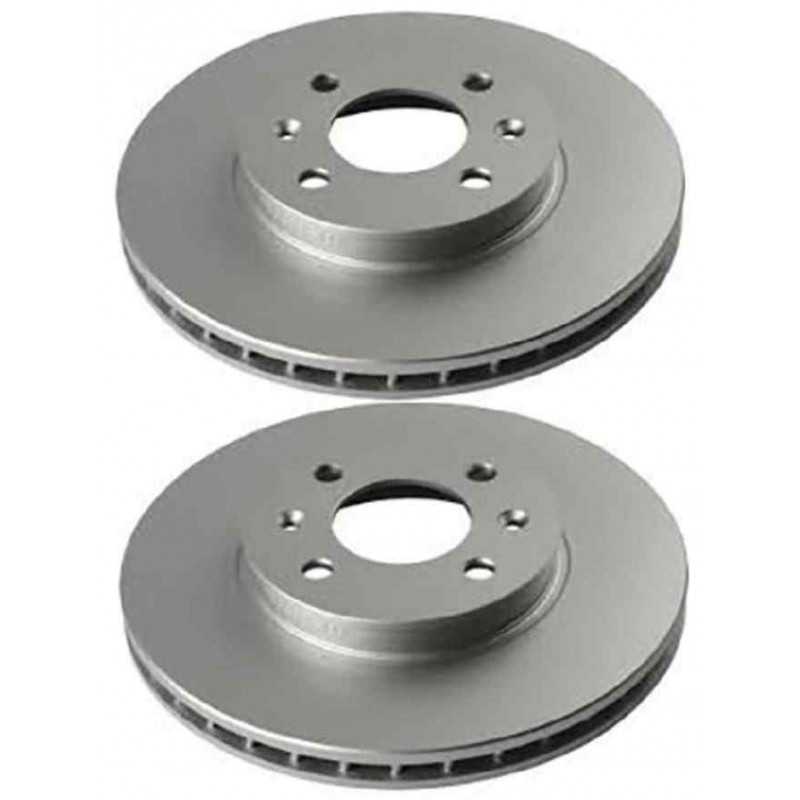 Jeu de 2 disques de frein avant NIPPARTS pour Hyundai Accent 3 i20 Kia Rio 2 j3300324