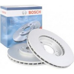 Jeu de 2 disques de frein avant BOSCH Opel Astra G H Combo Corsa C Meriva B Zafira A B 0986478883