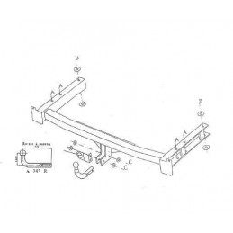 Attelage Audi A4 berline et break 2979R