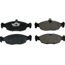 Jeu de 4 plaquettes de frein avant EICHER pour Daewoo Nexia Lanos Opel Astra F Corsa A B Combo Kadett Tigra Vectra A 101720019