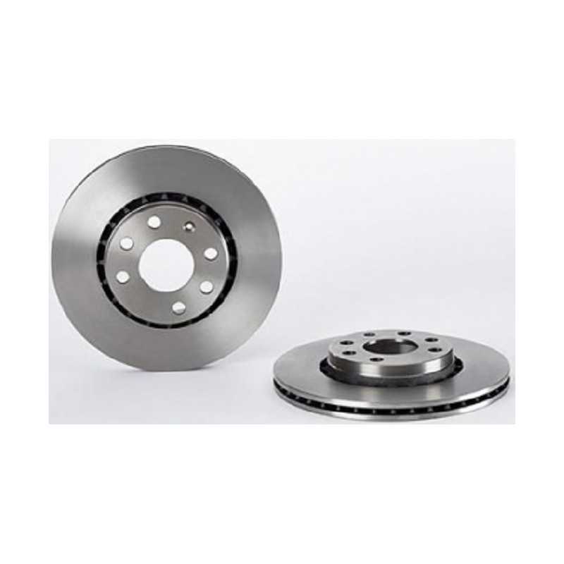 Jeu 2 disques de frein avant ventilé BREMBO Opel Astra F Corsa B Tigra Vectra A 09.5527.24