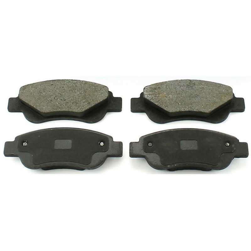 Jeu de 4 plaquettes de frein avant EICHER Citroen C1 Peugeot 107 108 Toyota Aygo 37483