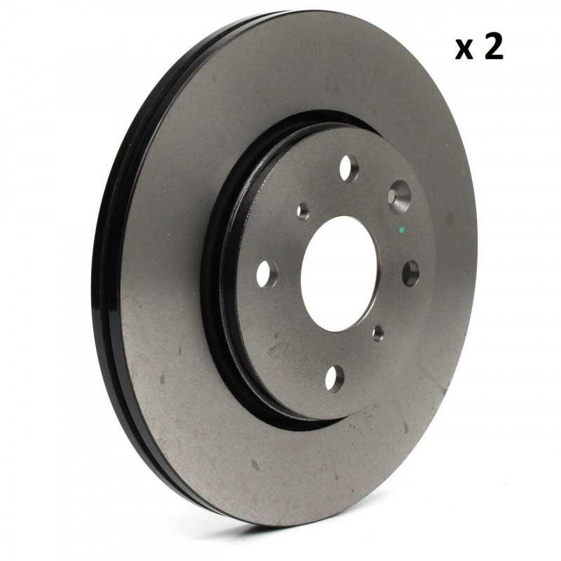 2 disques de frein avant EICHER Citroen C1 Peugeot 107 108 Toyota Aygo 104545539 2 disques de frein avant EICHER Citroen C1 Peugeot 107 108 Toyota Aygo 104545539