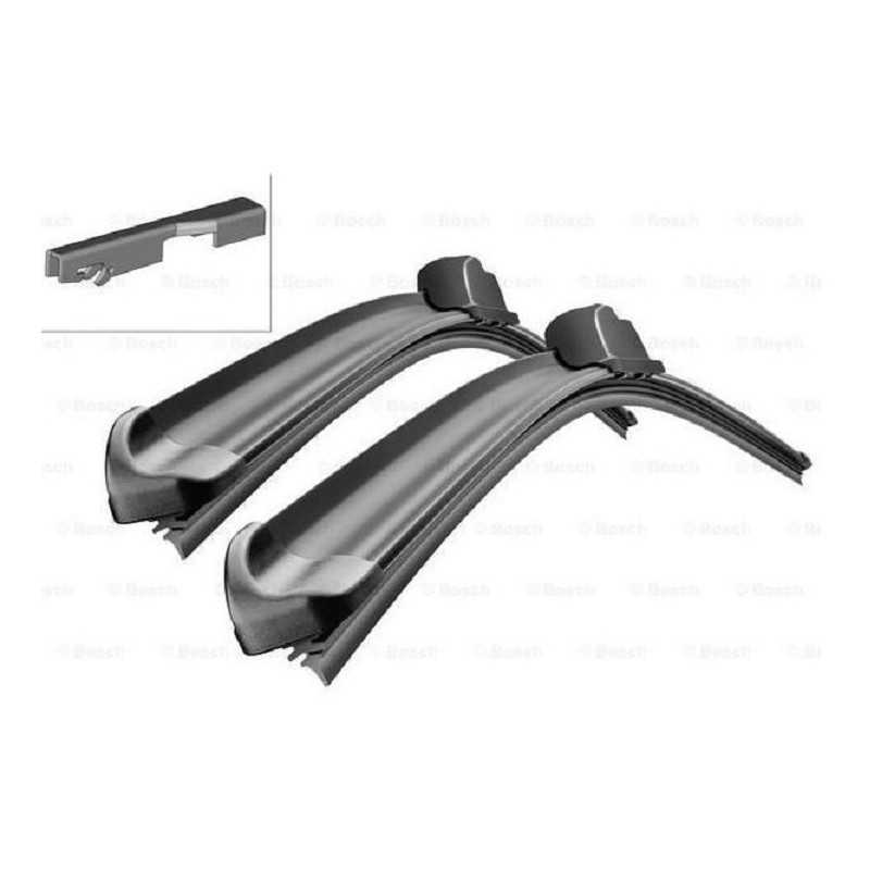 2 balais essuie glace avant BOSCH Audi A3 Bmw Série 3 X1 Hyundai Land Rover Freelander Mercedes Classe E CLA GLA Renault Kole...