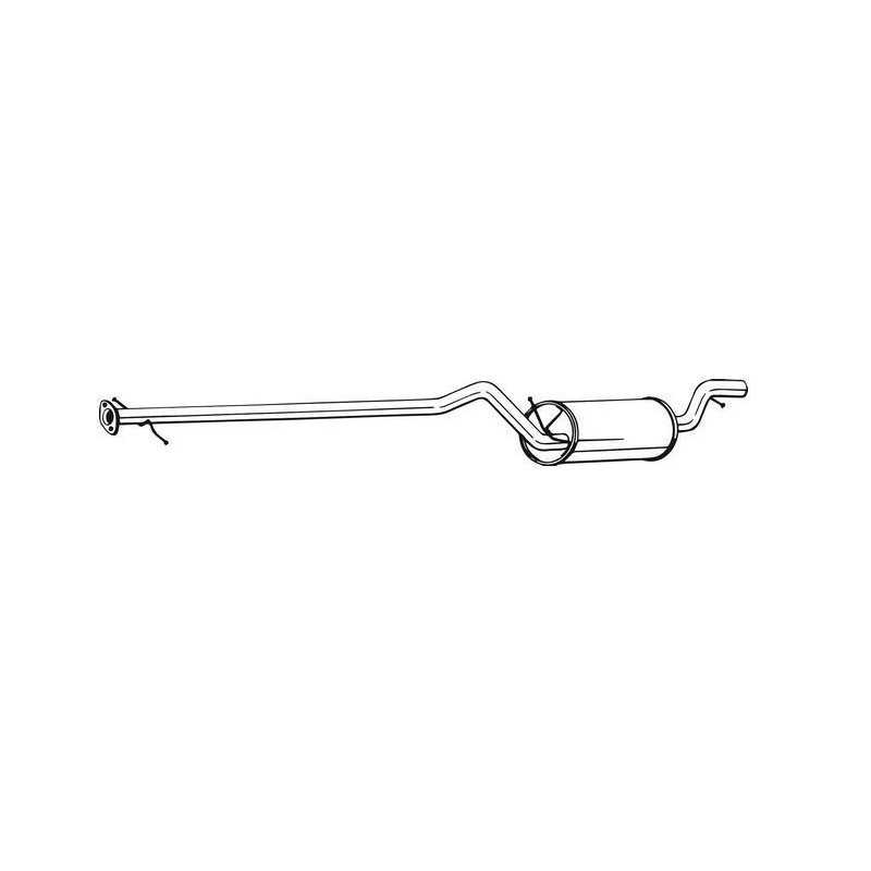 Silencieux central d echappement Ford Focus FD30467 Silencieux central d echappement Ford Focus FD30467