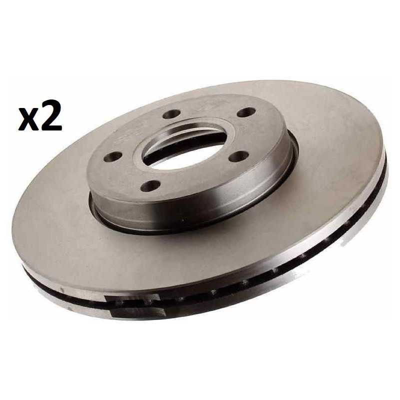 2 Disques de frein avant EICHER Vw Polo 6N Lupo Seat Arosa 104440589