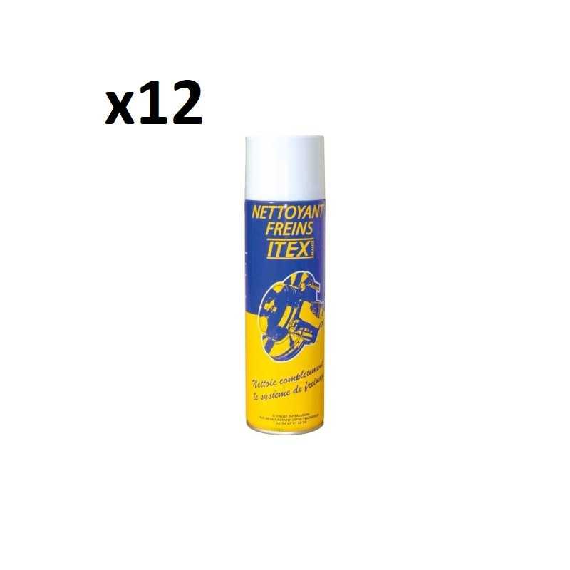 Lot 12 Nettoyants Degraissant ITEX Disque Frein embrayage 500ml 7065 *12 Lot 12 Nettoyants Degraissant ITEX Disque Frein embrayage 500ml 7065 *12