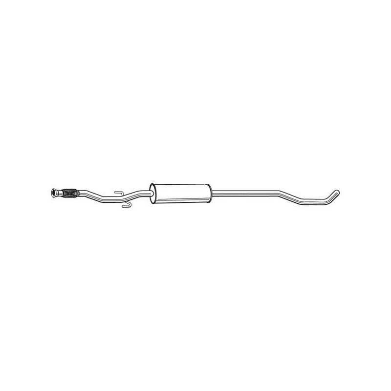 Silencieux central echapement pour Peugeot 207 382012 Silencieux central echapement pour Peugeot 207 382012