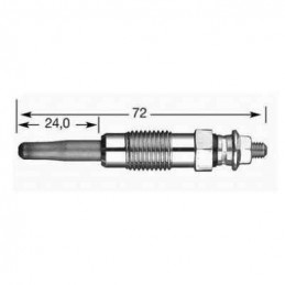 Bougie préchauffe BOSCH Alfa Chrysler Citroen Fiat Iveco Jeep Lada Lancia 0 250 201 039