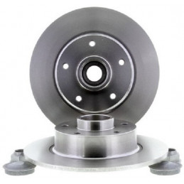 Jeu de 2 disques de frein arriere avec roulement EICHER pour Renault Clio 4 Mégane 3 CC Scenic 3 Grand Scenic 3 104746089