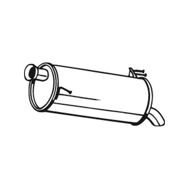 Silencieux arriere compatible pour Hyundai I20 19 4 004 Silencieux arriere compatible pour Hyundai I20 19 4 004