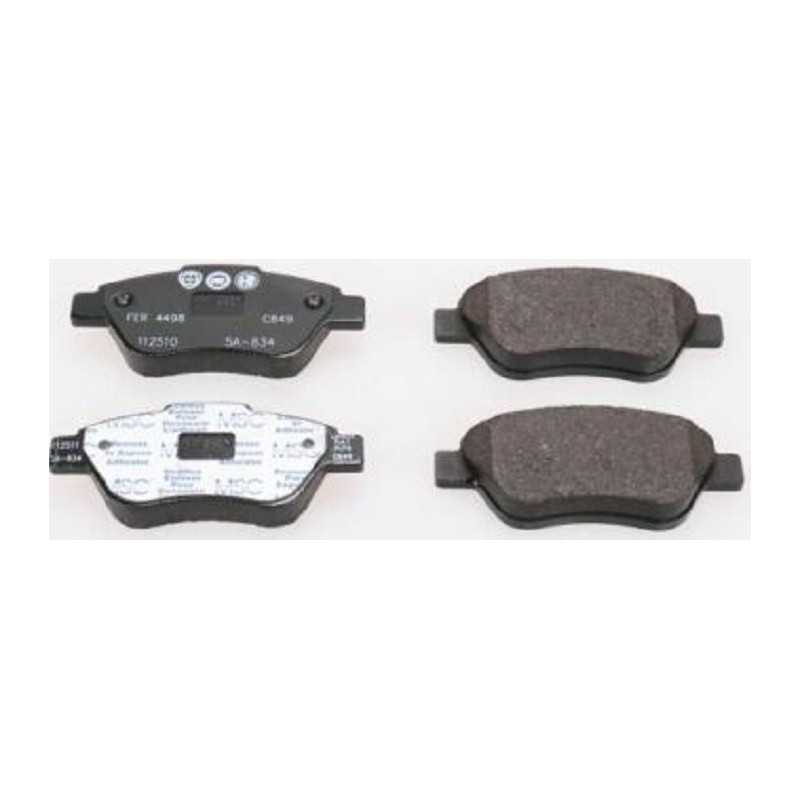 Jeu de 4 plaquettes de frein avant EICHER pour Citroen Nemo Fiat 500 Doblo Qubo Peugeot Bipper 1.4