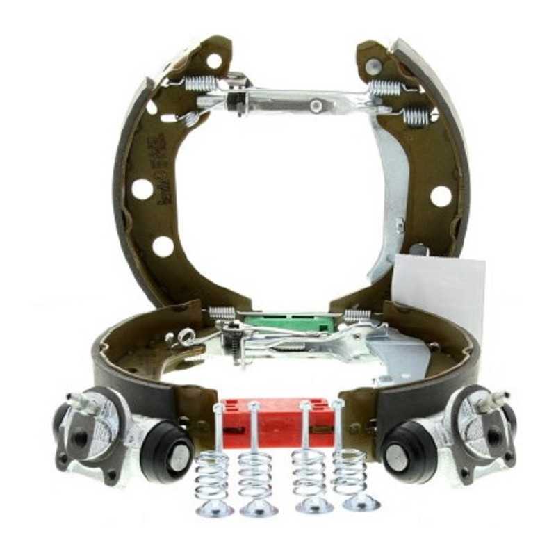 Jeu de 4 machoires avec cylindres de roue EICHER pour Renault Kangoo 122740119 Jeu de 4 machoires avec cylindres de roue EICHER pour Renault Kangoo 122740119