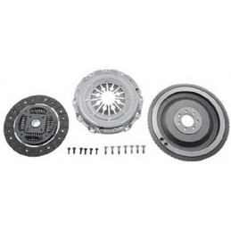 Kit embrayage + volant moteur rigide pour Renault Grand Scenic 2 Megane 2 Scenic 2 1.9 Dci NZSRE001