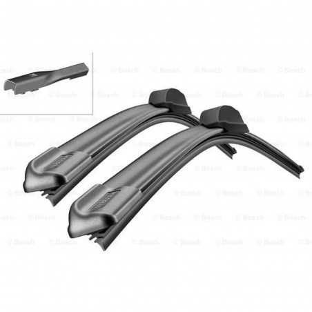 Recambo Lot De 2 Balais D'Essuie-Glace Avant Pour Nissan Navara D40 (2005-2015) - 600 Mm & 475 Mm - Vision Claire Et Conduite Sûre