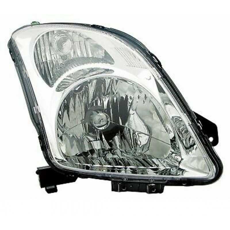 Optique, phare avant droit H4 pour SUZUKI Swift de 03/05 à 04/07 F/CLAIR