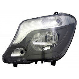 Optique, phare avant gauche H7+H7...