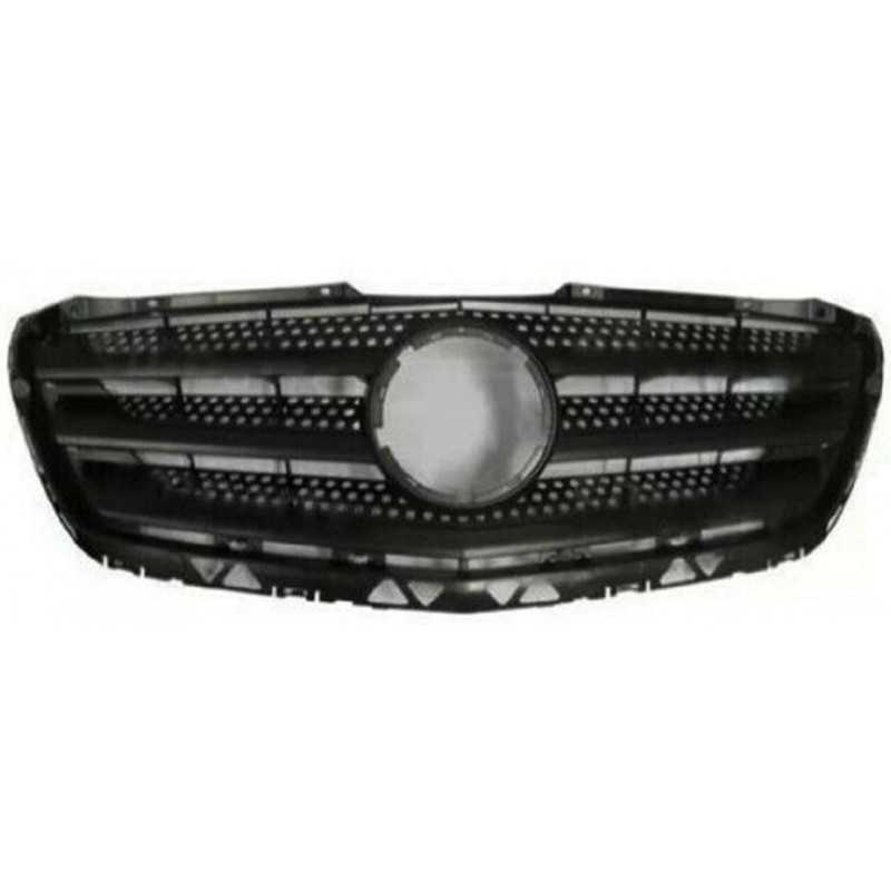 Grille de calandre noire a/moulures pour Mercedes Sprinter à partir de 09/13 ME2442002 Grille de calandre noire a/moulures pour Mercedes Sprinter à partir de 09/13 ME2442002