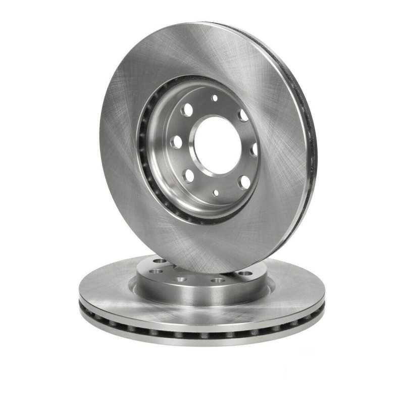 Jeu De 2 Disques De Frein Arrière Febi Bilstein - 5 Troux - Compatible Opel Corsa D/E - Diamètre 264mm