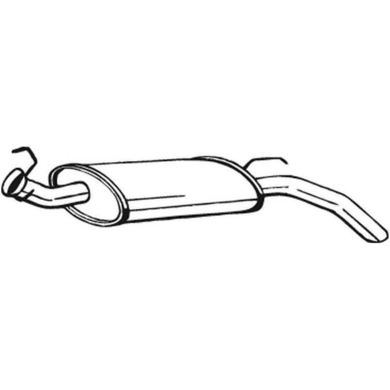 Silencieux arrière, pot d'échappement ROMAX pour Renault Express Rapid 1.2 1.4 1.6 1.9 42 4 111 Silencieux arrière, pot d'échappement ROMAX pour Renault Express Rapid 1.2 1.4 1.6 1.9 42 4 111