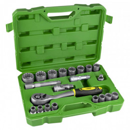 COFFRET D'OUTILS DE 21 PIECES DOUILLES DE 1/2" 52721