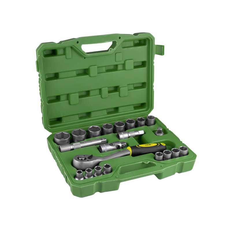 COFFRET D'OUTILS DE 21 PIÈCES DOUILLES DE 1/2" HEX