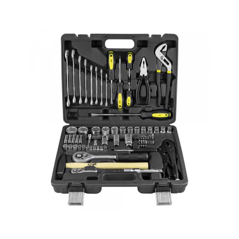 COFFRET OUTILLAGE DOUILLES 72 PIÈCES 6 PANS