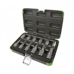 COFFRET JEU DE DOUILLES 12 PIÈCES DE...