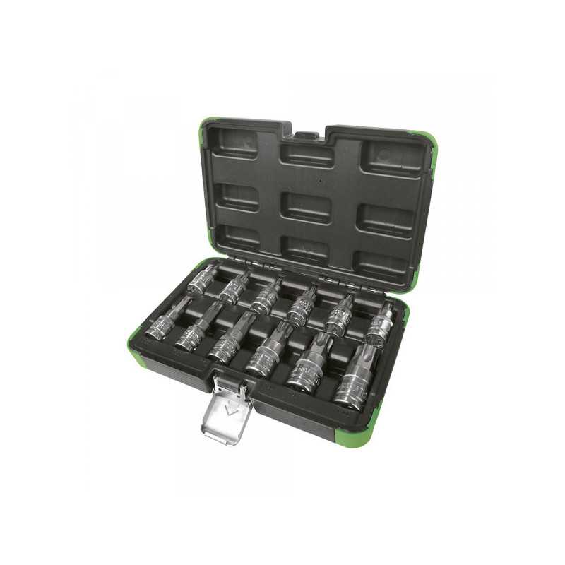 COFFRET JEU DE DOUILLES 12 PIÈCES DE 1/2" - TORX 53103 COFFRET JEU DE DOUILLES 12 PIÈCES DE 1/2" - TORX 53103