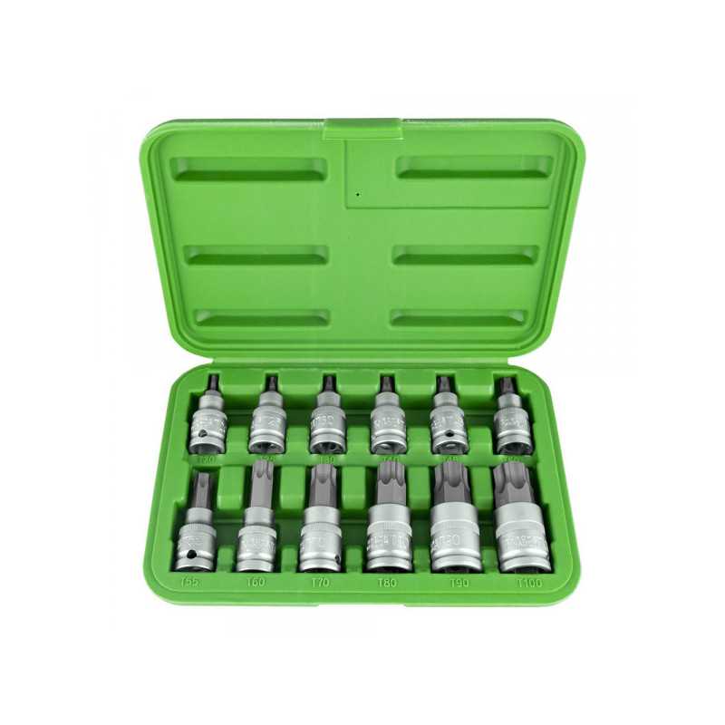 COFFRET SET DE 12 PIECES 1/2" POINTES TORX