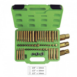 COFFRET D’EMBOUTS DE VISSAGE 55 PIÈCES HEAVY DUTY 52753