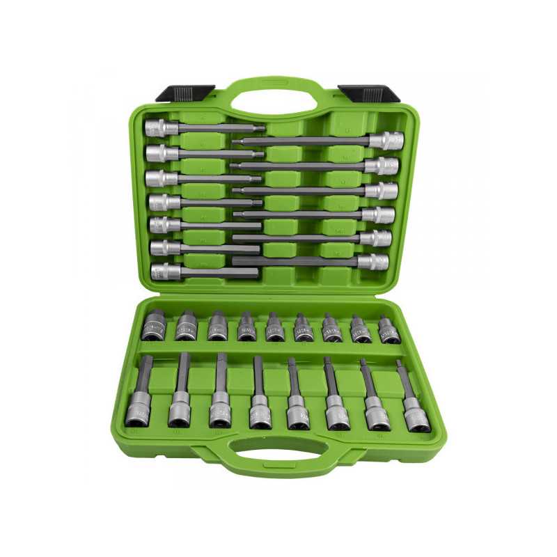 COFFRET OUTILLAGE D'EMBOUTS 6 PANS 30 PIÈCES 52604 COFFRET OUTILLAGE D'EMBOUTS 6 PANS 30 PIÈCES 52604