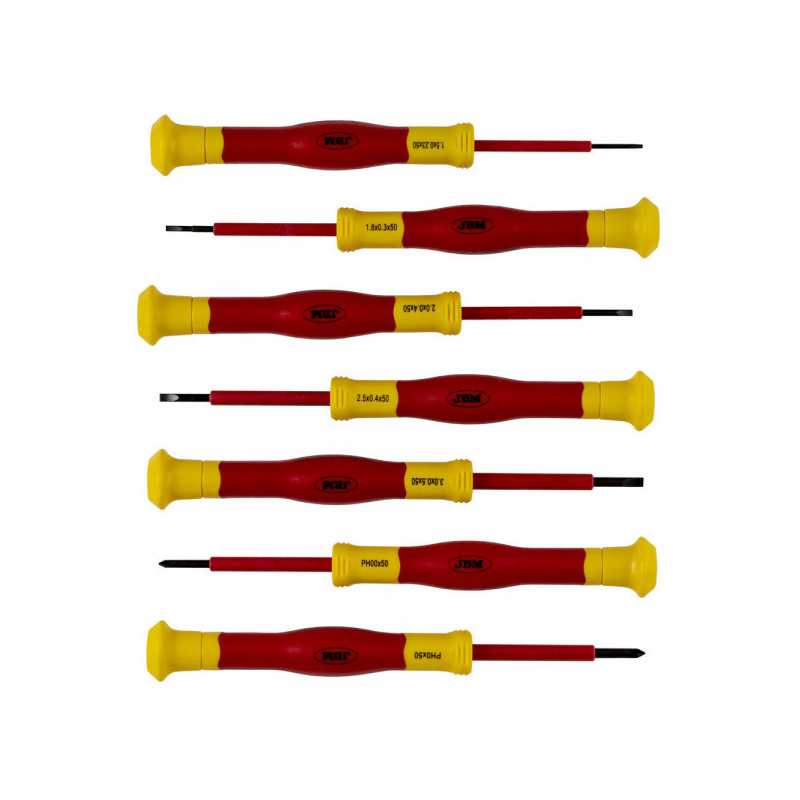 OUTILLAGE JEU DE 7 TOURNEVIS ISOLÉS 1000V 52519 OUTILLAGE JEU DE 7 TOURNEVIS ISOLÉS 1000V 52519