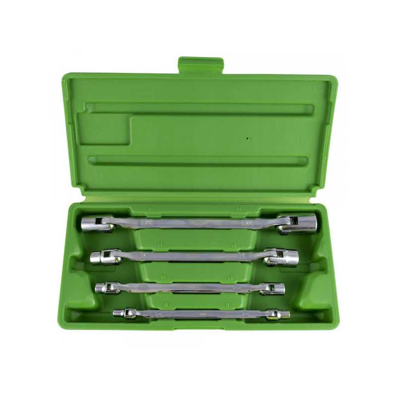 COFFRET OUTILLAGE CLES A DOUILLES ARTICULÉES 4 PIÈCES TORX 50622 COFFRET OUTILLAGE CLES A DOUILLES ARTICULÉES 4 PIÈCES TORX 50622