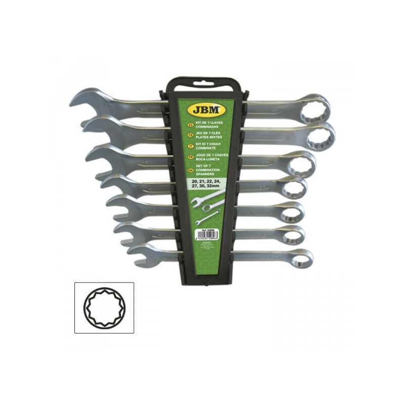 OUTILLAGE JEU DE 7 CLÉS PLATES MIXTES 50896 OUTILLAGE JEU DE 7 CLÉS PLATES MIXTES 50896