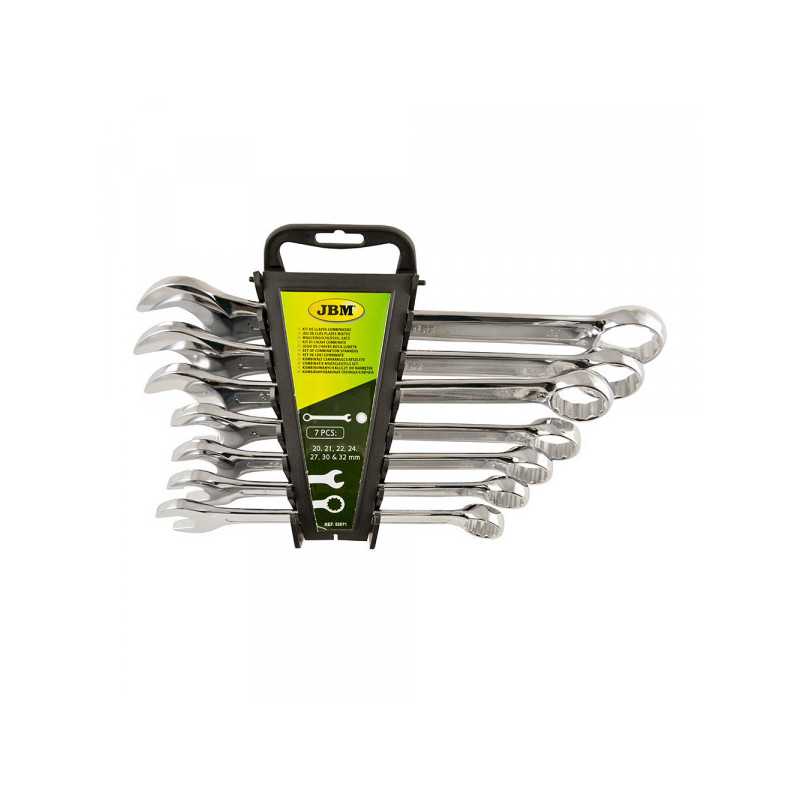OUTILLAGE JEU DE 7 CLÉS PLATES MIXTES - BRILLANT 52971 OUTILLAGE JEU DE 7 CLÉS PLATES MIXTES - BRILLANT 52971
