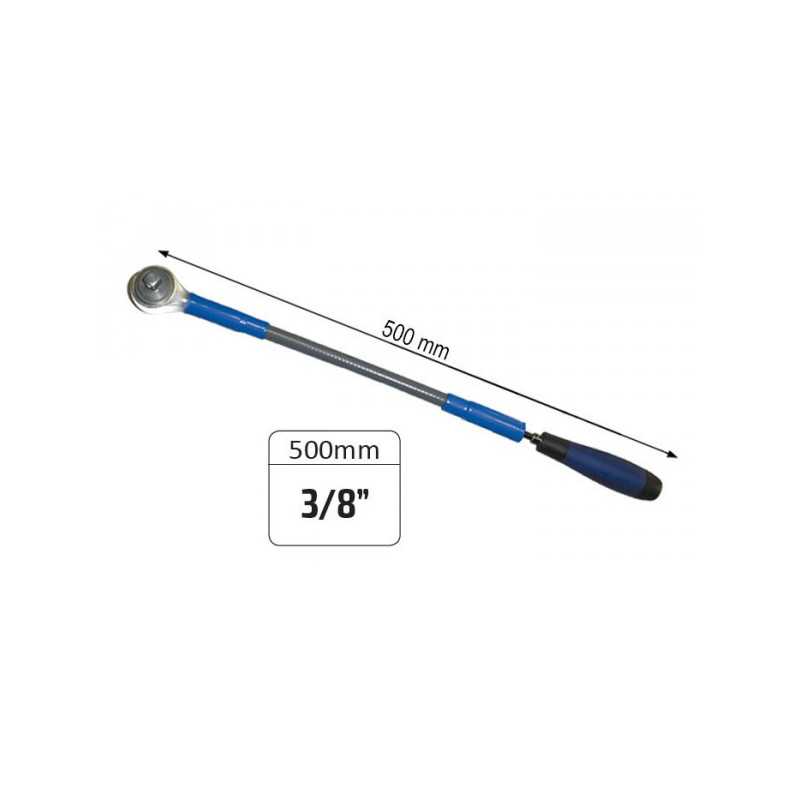 OUTIL CLIQUET FLEXIBLE 72 DENTS DE 3/8” 500MM