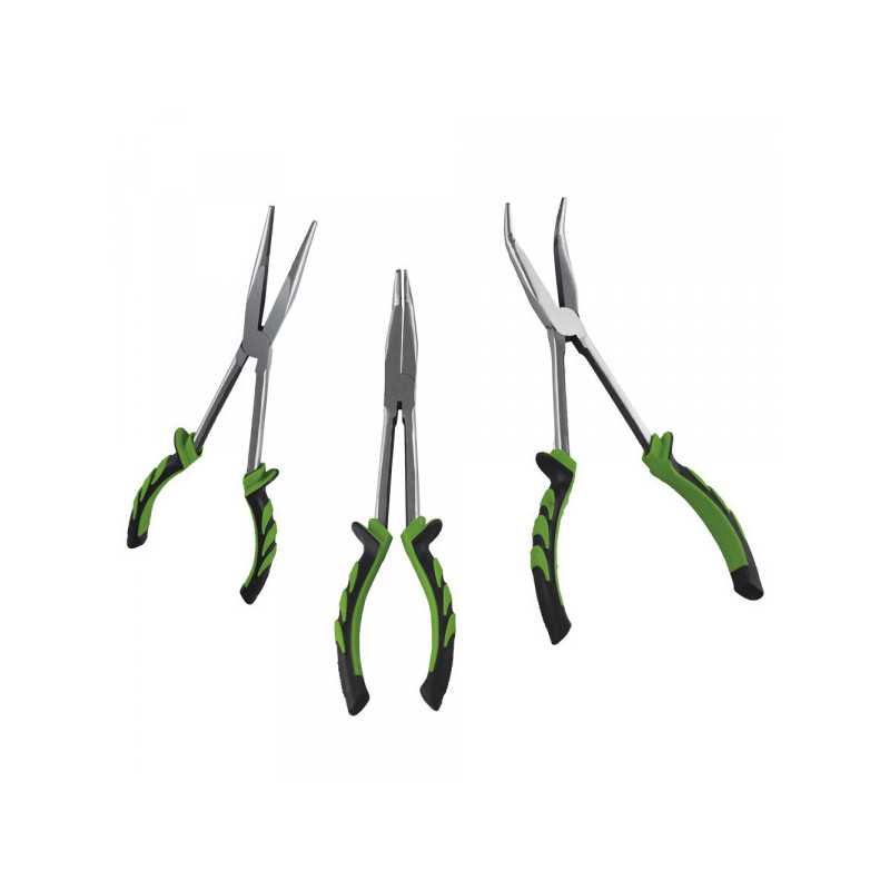 OUTILLAGE JEU DE 3 PINCES LONGUES 0º, 45º, 90º 52272 OUTILLAGE JEU DE 3 PINCES LONGUES 0º, 45º, 90º 52272