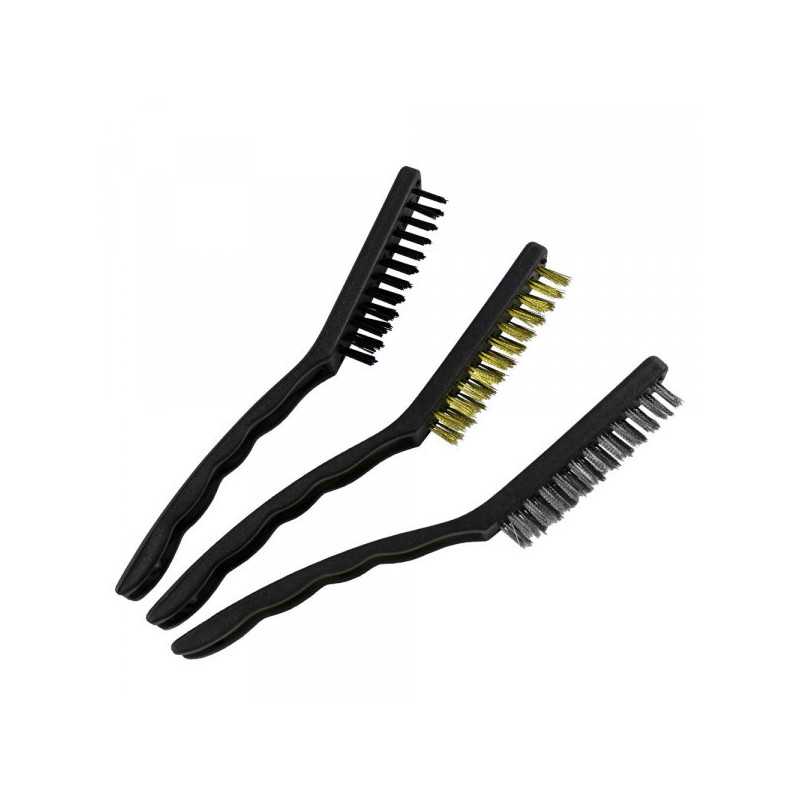 OUTILLAGE JEU DE 3 BROSSES MÉTALLIQUES 52515