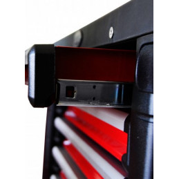 SERVANTE MOBILE AVEC SYSTEME ANTI-BASCULEMENT