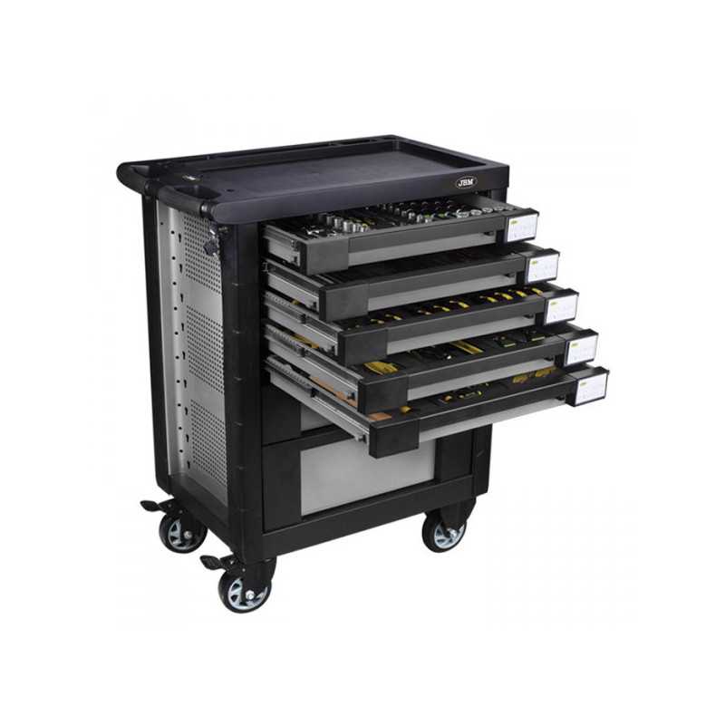 SERVANTE D'OUTILS AVEC MODULE MOUSSE, GRISE 52705 SERVANTE D'OUTILS AVEC MODULE MOUSSE, GRISE 52705