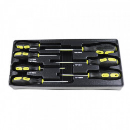 MODULE + 7 TOURNEVIS CRUCIFORMES POUR SERVANTE D'OUTILS 10677