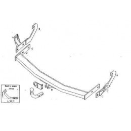 Attelage pour Renault Espace V court depuis 09/2002 2506R