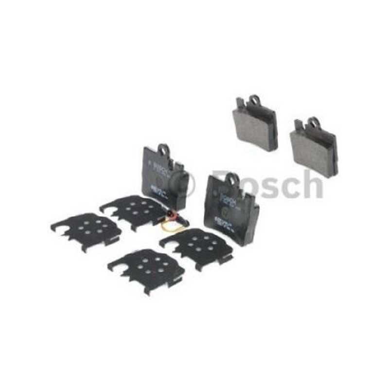 Jeu de 4 plaquettes de frein arrière BOSCH pour Mercedes Classe S CL 0986424830