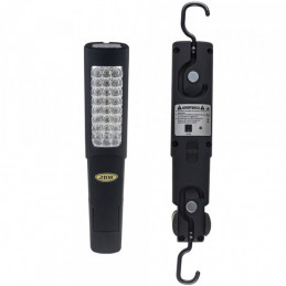 BALADEUSE ATELIER 24+6 LEDS AVEC BATTERIE RECHARGABLE/DOUBLE AIMANT ARRIERE ET BASE AIMANTÉE