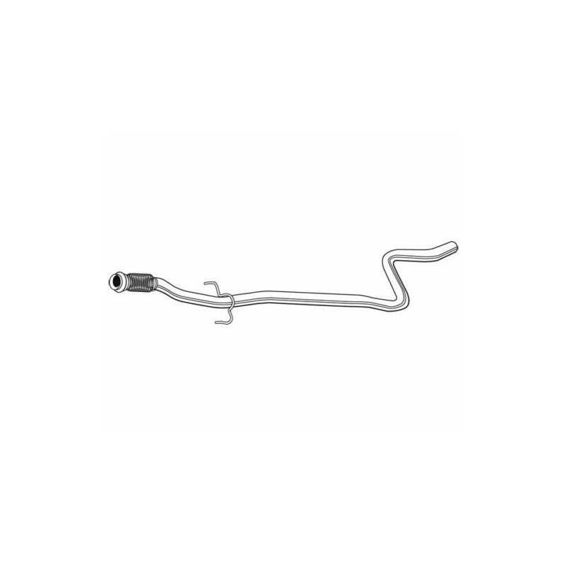 Tuyau d'échappement intermediaire, central ROMAX pour Citroen C3 1 08 3 046 Tuyau d'échappement intermediaire, central ROMAX pour Citroen C3 1 08 3 046
