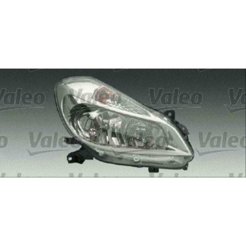 Optique phare, feu avant gauche VALEO pour Renault Clio 3 Transparent 088947