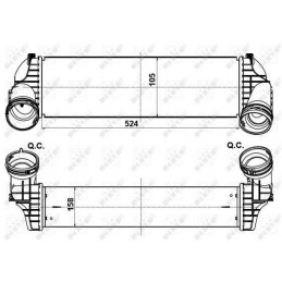 Intercooler, échangeur d'air 30359