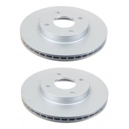 Jeu de 2 disques de frein avant EICHER pour Ford Fiesta Focus Fusion Puma Ka Mazda 2 121 104590069