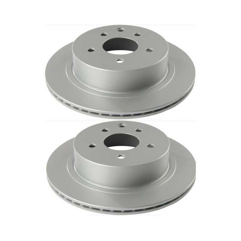 Jeu de 2 disques de frein arriere NIPPARTS pour Nissan Leaf Qashqai X-Trail Renault Koleos J3311043